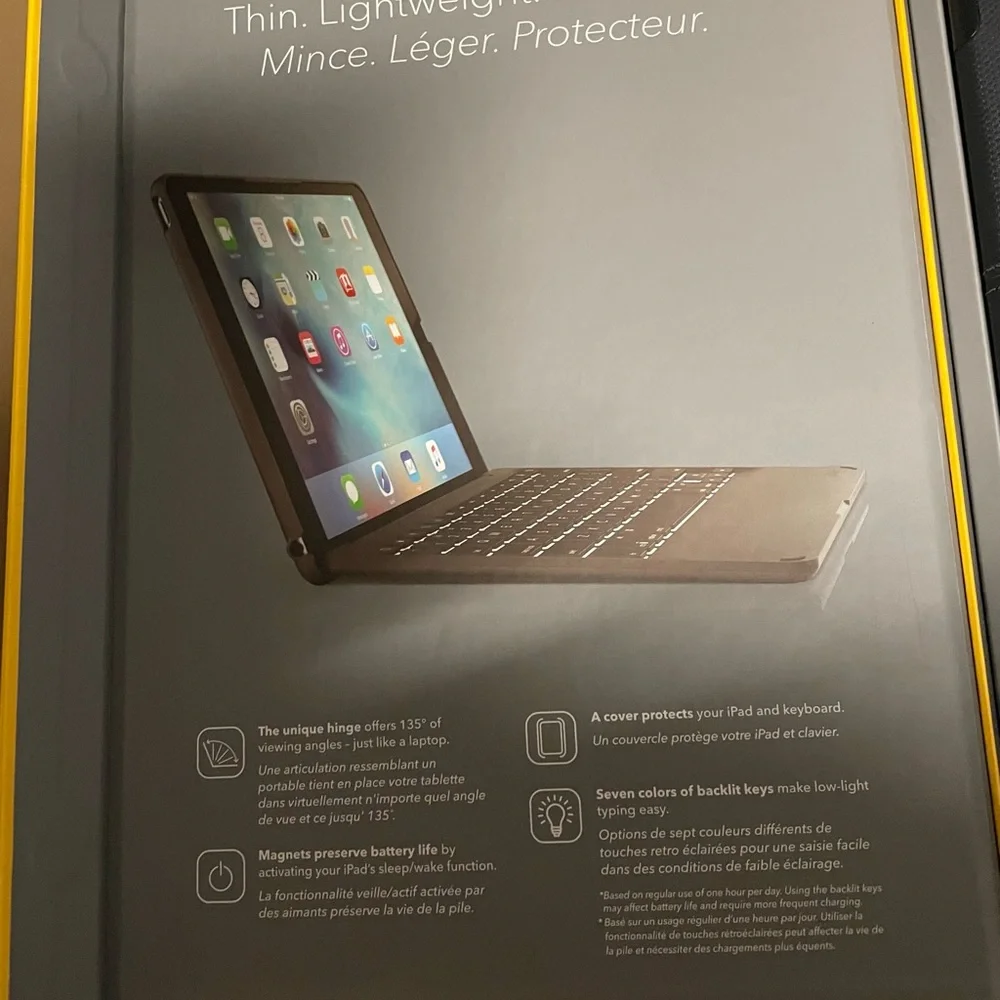 New Zagg Folio Wireless Keyboard & Case